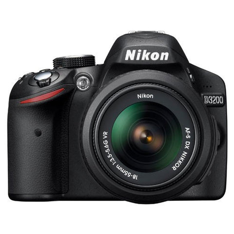 NIKON D D3200 DSLR Camera with 18-105 mm VR Lens, Black