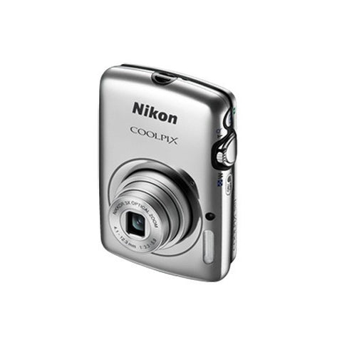 Nikon COOLPIX S01 Point & Shoot Camera, Silver