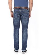 POE Men Blue Die Hard Slim Fit Jeans