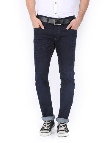 POE Men Dark Blue Salsa Slim Fit Jeans