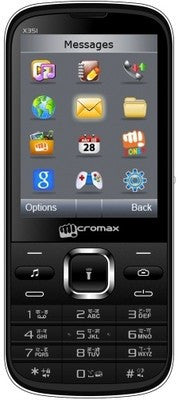 Micromax X351 (Black Silver)