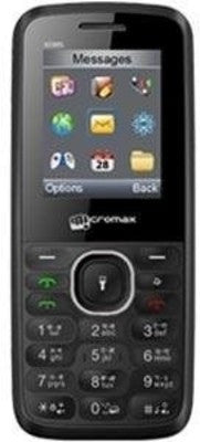 Micromax X085 (Black & Silver)