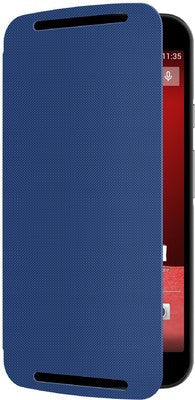 Moto Flip Cover for Moto G (2nd Gen) (Royal Blue)