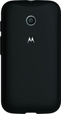 Motorola Grip Back Cover for Moto E (Licorice)