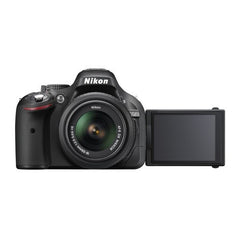 Nikon D5200 DSLR Camera with AF-S 18-55 mm VR Kit Lens, Black