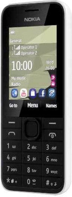 Nokia 208DS (White, with Dual Sim)