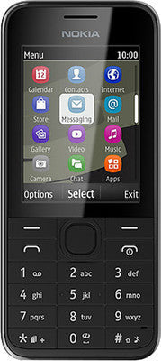 Nokia 208DS (Black, with Dual Sim)