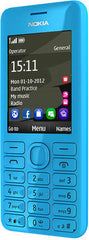 Nokia 206 (Cyan, with Dual SIM)