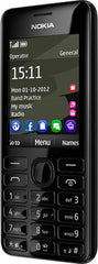 Nokia 206 (Black, with Dual SIM)