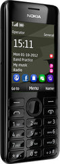 Nokia 206 (Black, with Dual SIM)