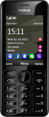 Nokia 206 (Black, with Dual SIM)