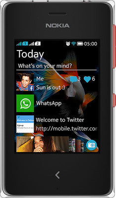 Nokia Asha 500 (Bright Red)