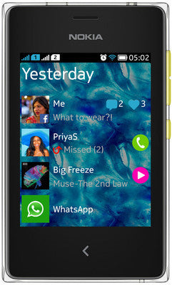 Nokia Asha 502 (Yellow)