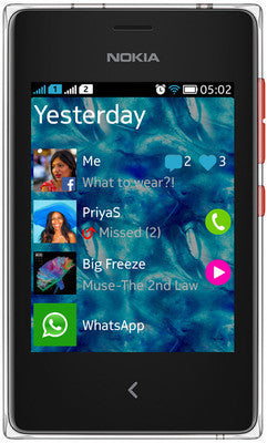 Nokia Asha 502 (Bright Red)