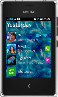 Nokia Asha 502 (Black)