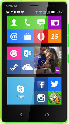 Nokia X2-Dual Sim (Bright Green)